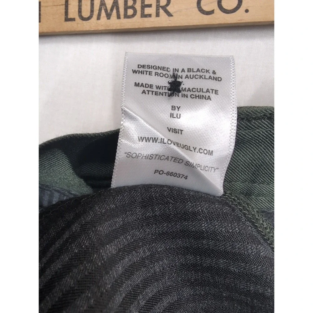 I Love Ugly Men's Medium Winston Pant Smokey Green Loose Tailored 32x29 New